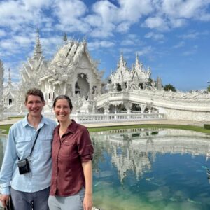 White temple year off Thailand