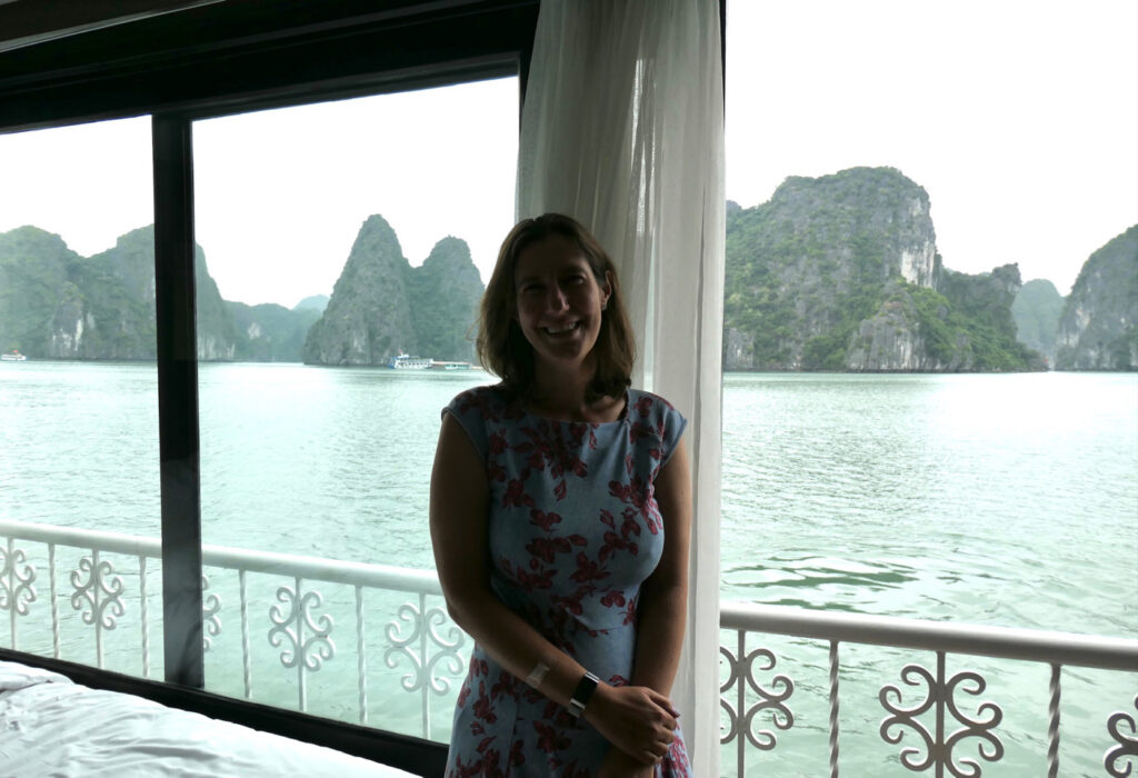 Our room on our boat in Halong Bay