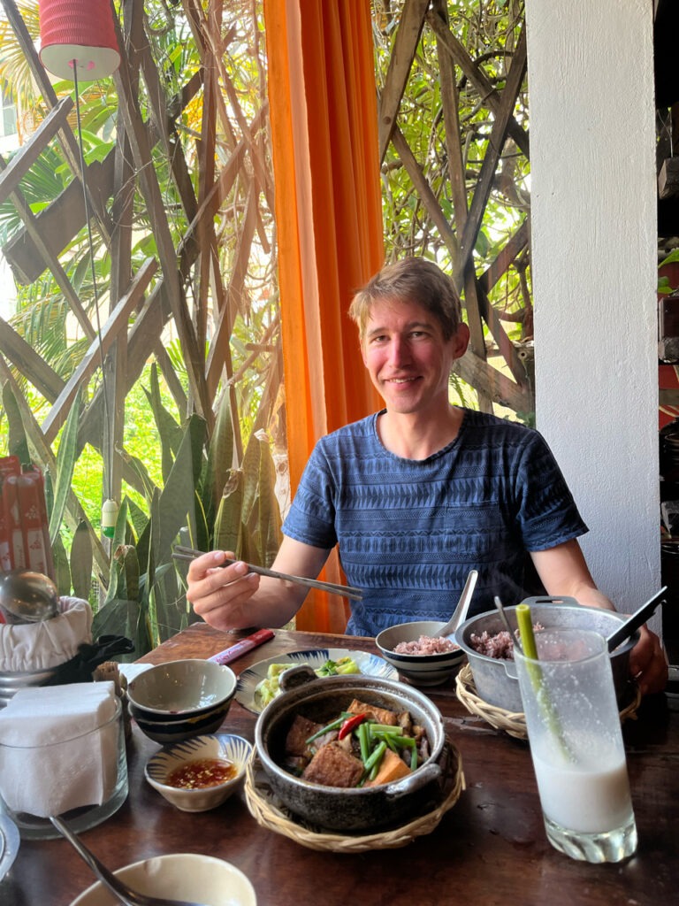 Delicious lunch in Saigon