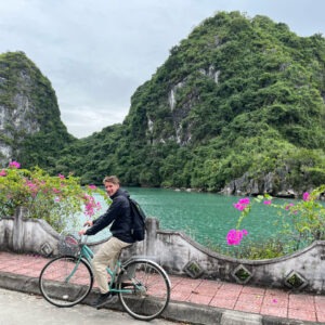 Biking in Halong Bay