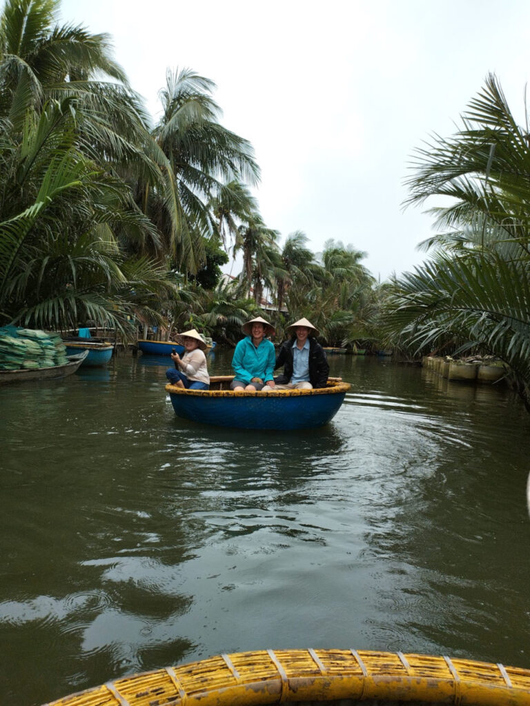 Bamboo basket boat Hoi An