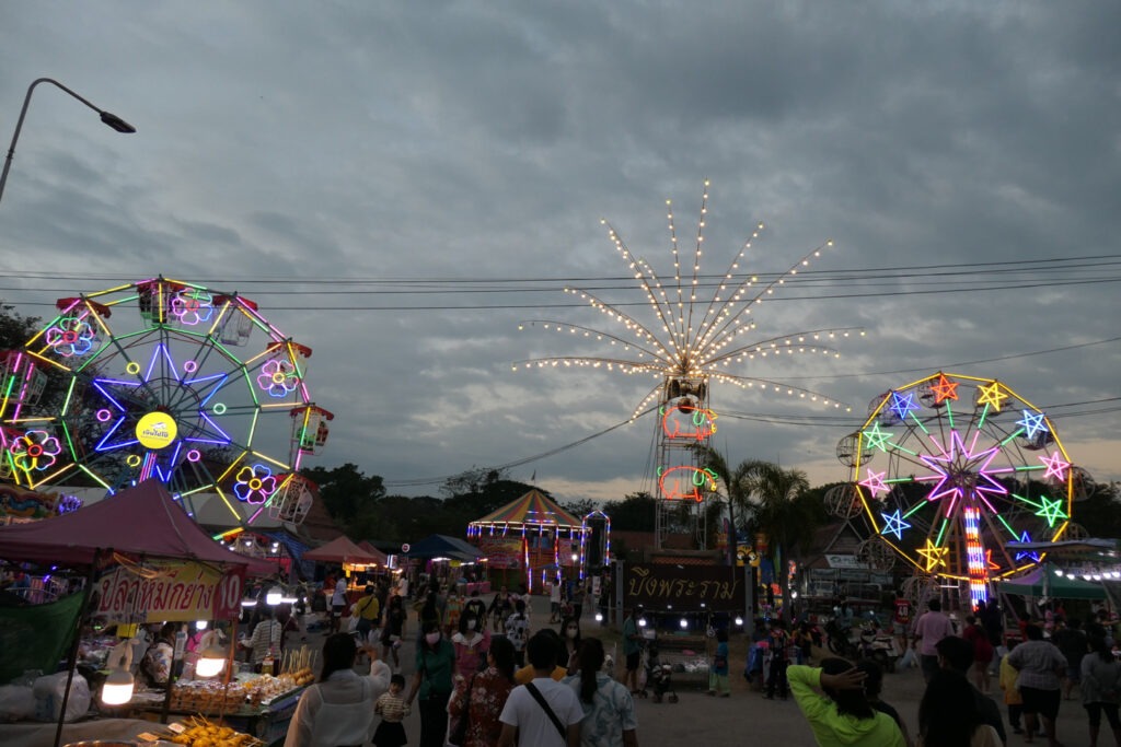 Carnival and night market Ayutthaya