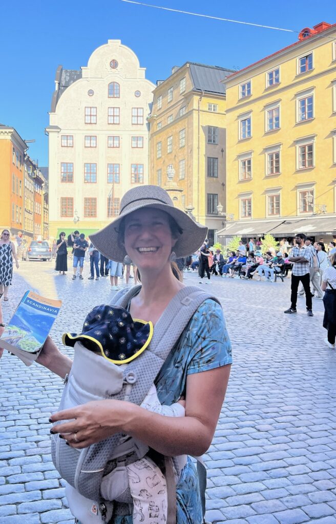 Exploring Sweden with baby