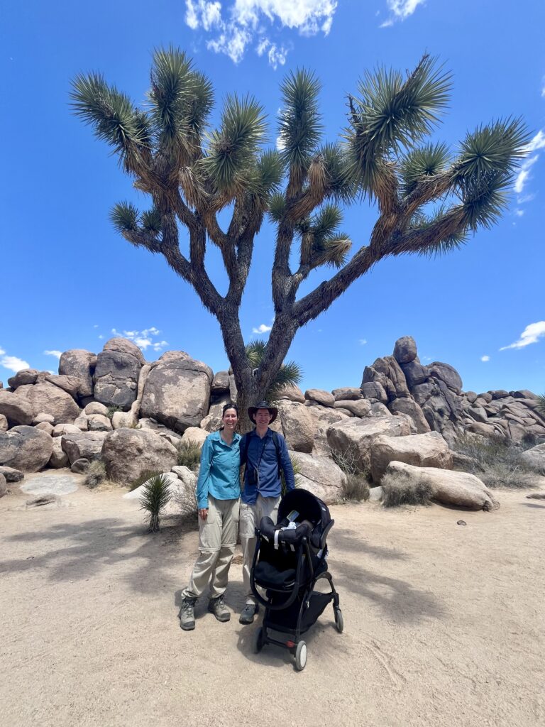 Joshua Tree National Park with baby