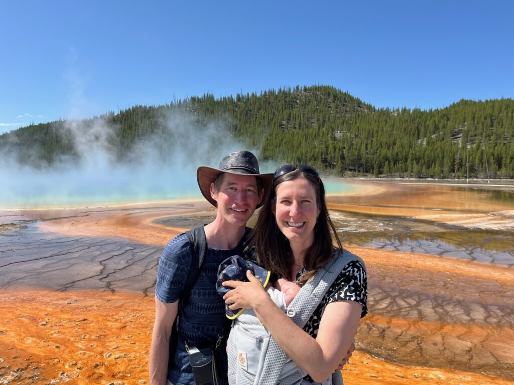 Yellowstone with a baby