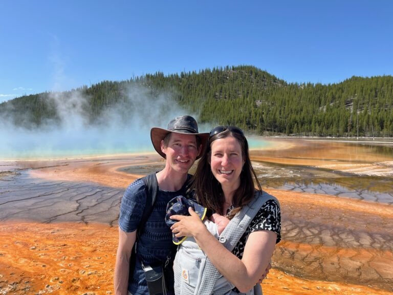 Yellowstone with a baby